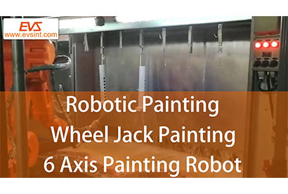 Robotic Painting | Wheel Jack Painting | Offer reliable 6 Axis Painting Robot