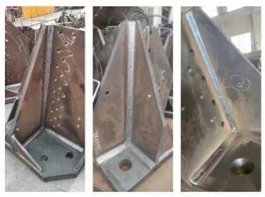 H-shaped structural stiffener welding